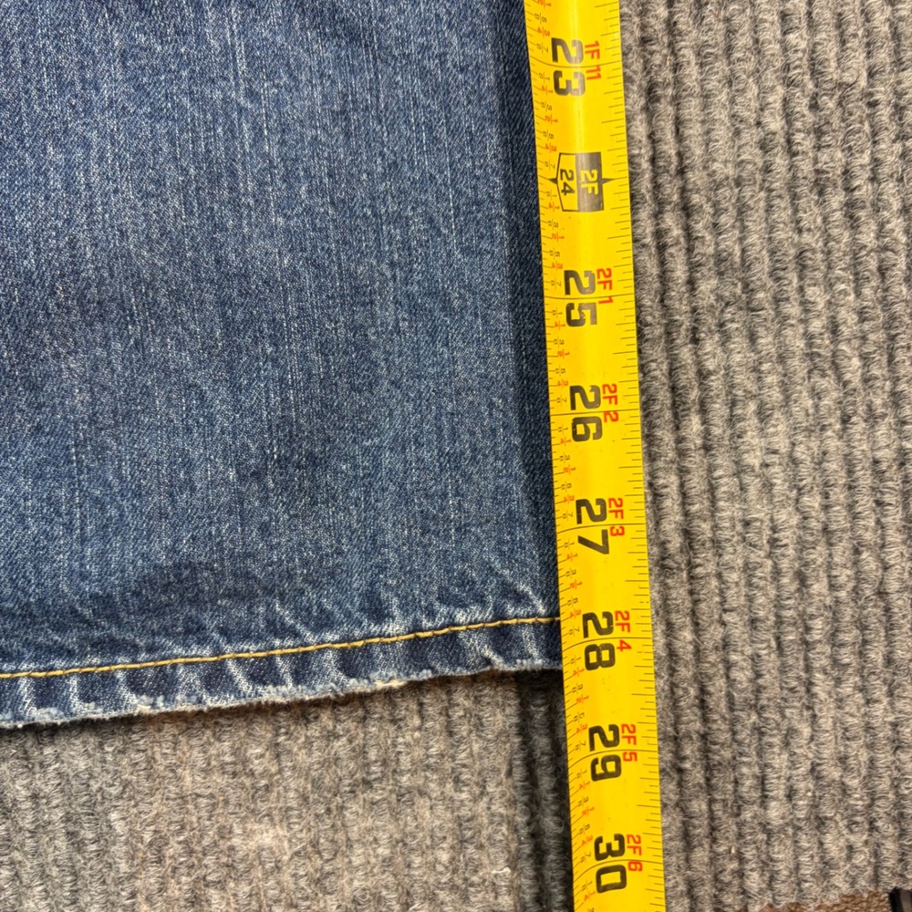 Aeropostale Briggs‎ Slim Bootcut Mens Jeans Medium Wash Distressed Size 36/30 - Picture 9 of 12
